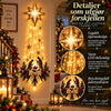 Belyst Julekrybbe Veggdekor